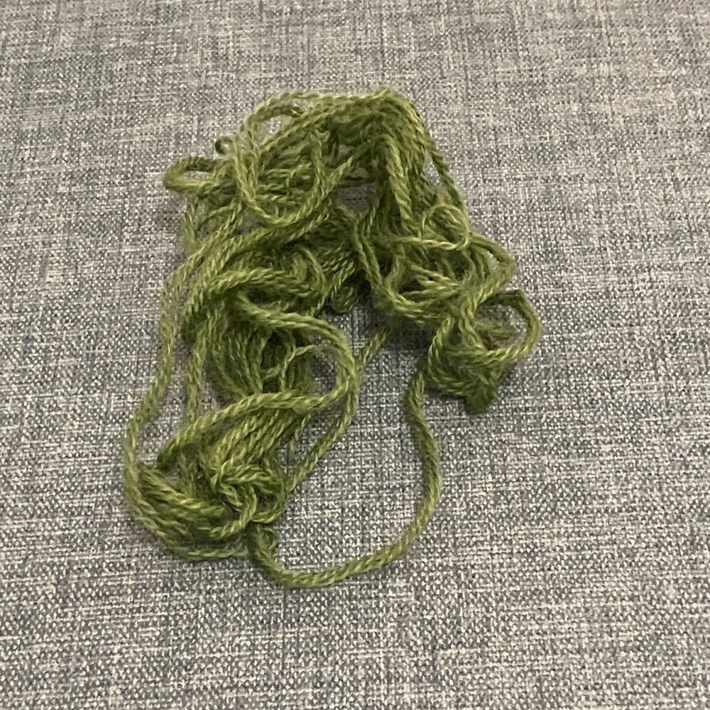 Green Needlepoint Thread Yarn